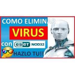 Como eliminar un virus con el antivirus eset nod32