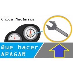 What does the light of the key mean on the dashboard of the vehicle?