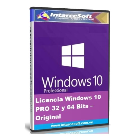 Windows 10 PRO 32 and 64 Bits License - Original [DECEMBER 2019]