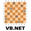 Problem of the 8 queens in VB.NET and CSharp